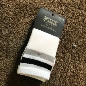 VS PINK Crew Socks
